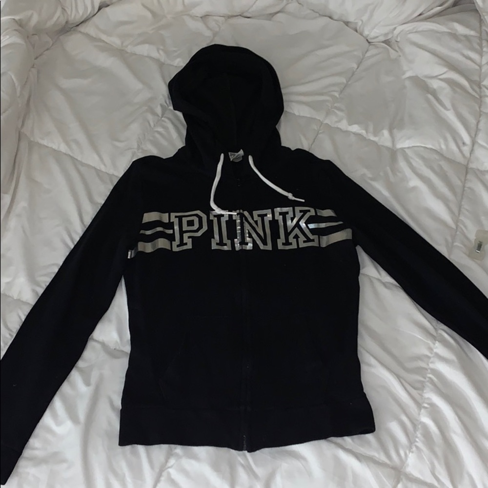 Pink zip up jacket